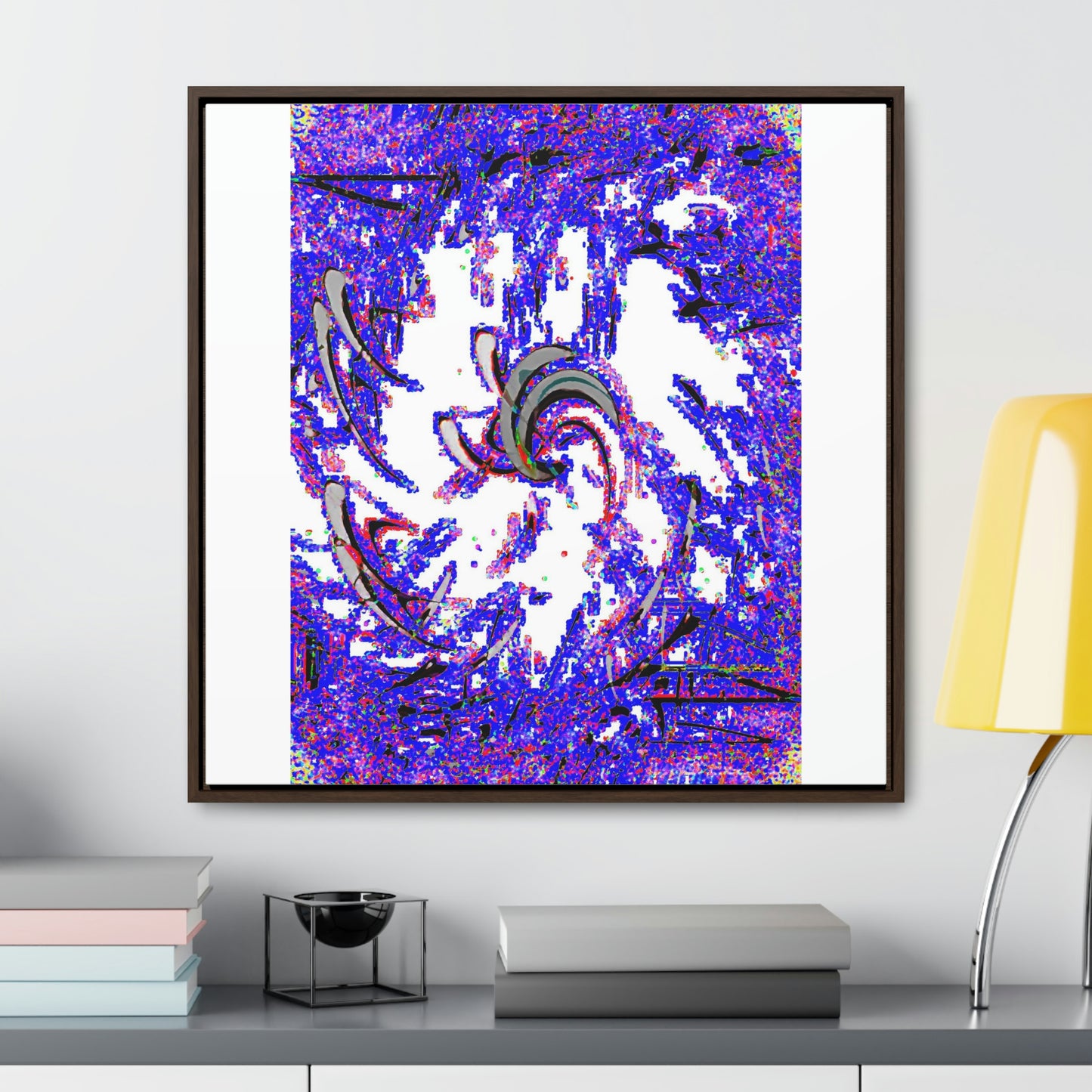 Gallery Canvas Wraps, Square Frame ... "Waning Moon" ... Central Idaho ... October 2022 ... Rendering Time: 22 Hours ... Original Works ...
