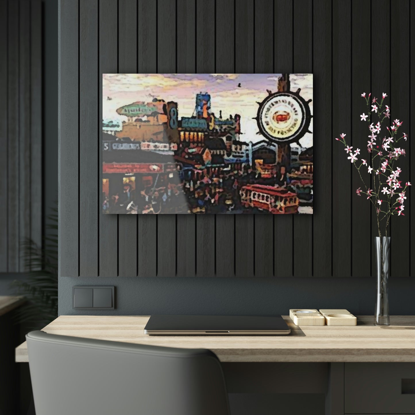 Acrylic Prints ...  "No.9 Fishermen's Grotto - Fishermen's Wharf, SF, California" ... Family Archives: 1970's ... Original Works ...