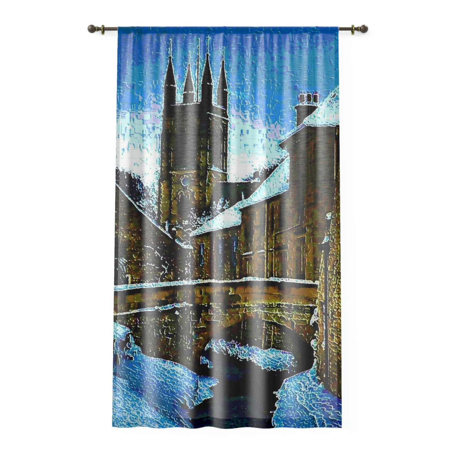 Window Curtain ... Walikng The Streets & Alleys ... 'Strolling The Canals ... '  ... Original Works  ...