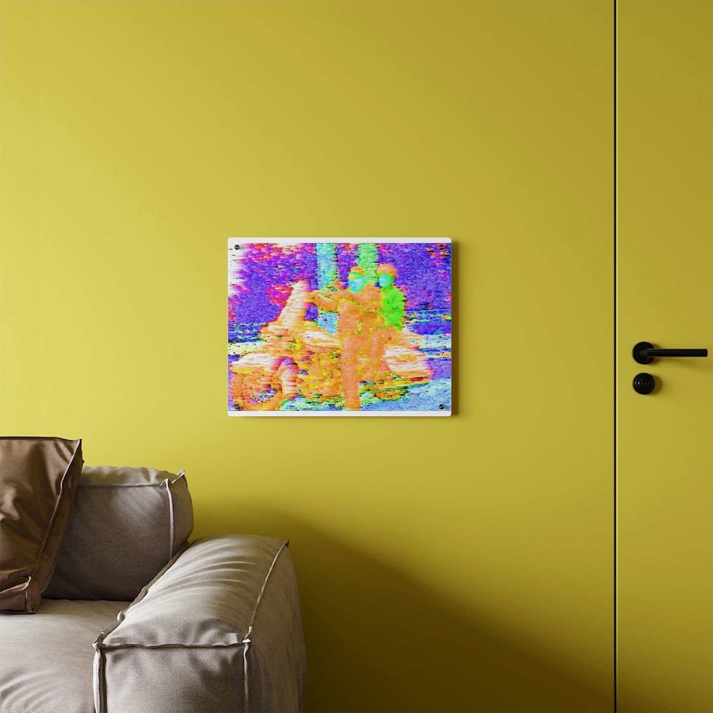 Acrylic Wall Art Panels ... "Hang On Babe ... Fuel Level's Low ... 'Gotta Hit The Juice For A Bit ... Expect 150mph For-A-Stretch'  " ... Original Works ...
