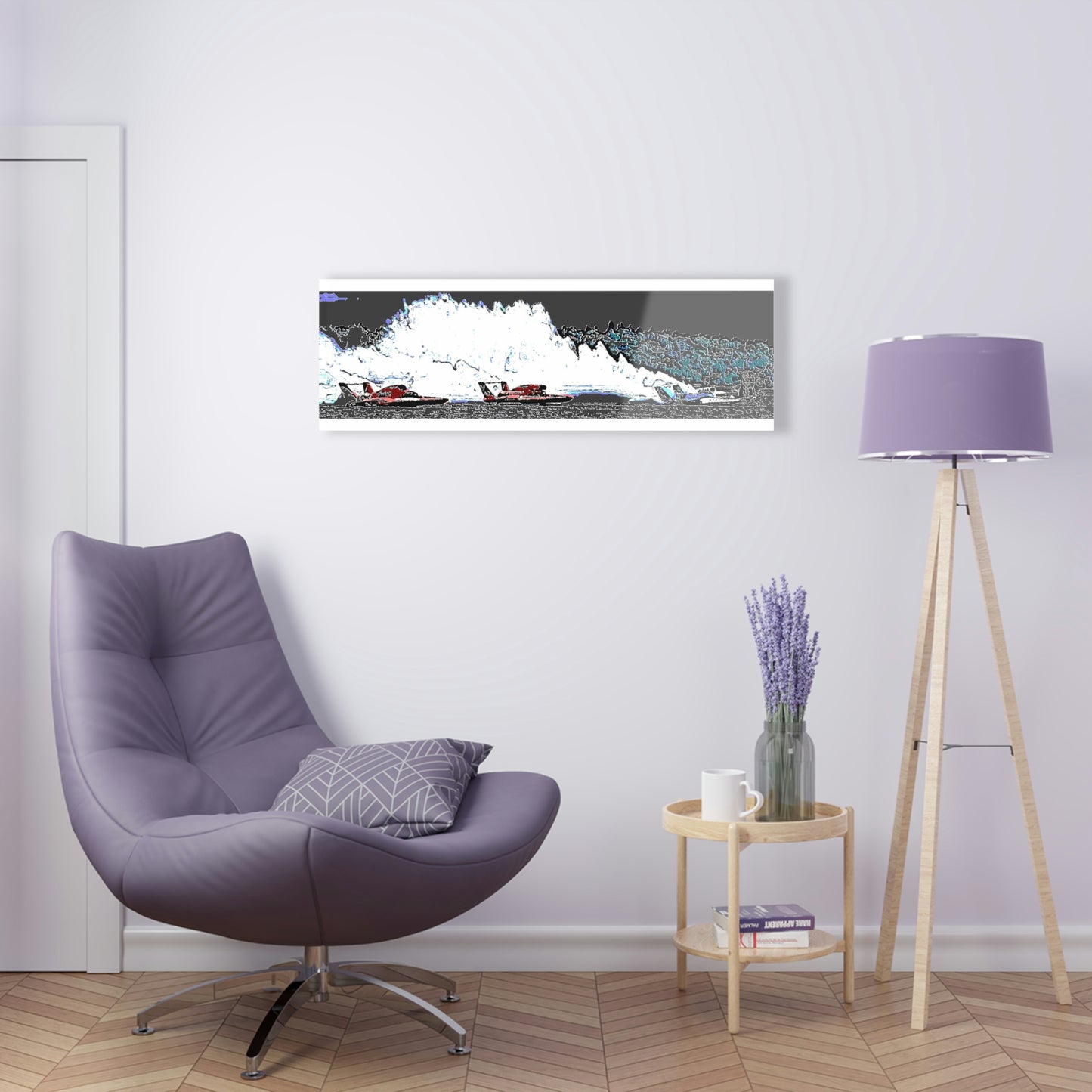 Acrylic Prints ... Seattle Columbia Cup On Lake Washington ... "Dave Wilcox Heads For The Win" ... Associate Gift-Photo ... Original Works ...