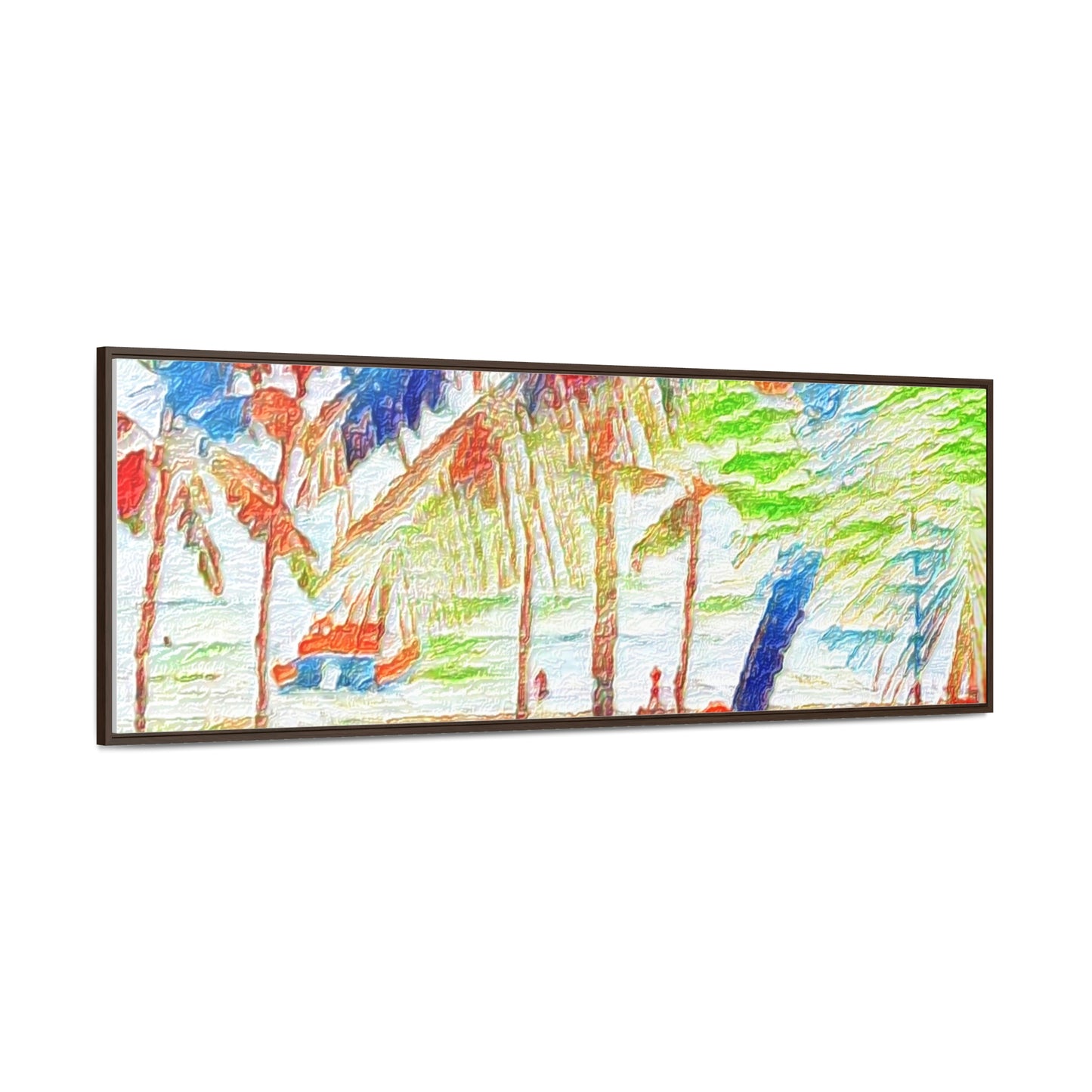 Gallery Canvas Wraps, Horizontal Frame ... "The Royal Hawai'ian: Waikiki Beach_Beach" ... Honolulu, HI ... Ocotber 2014 (Halloween) ... Original Works ...