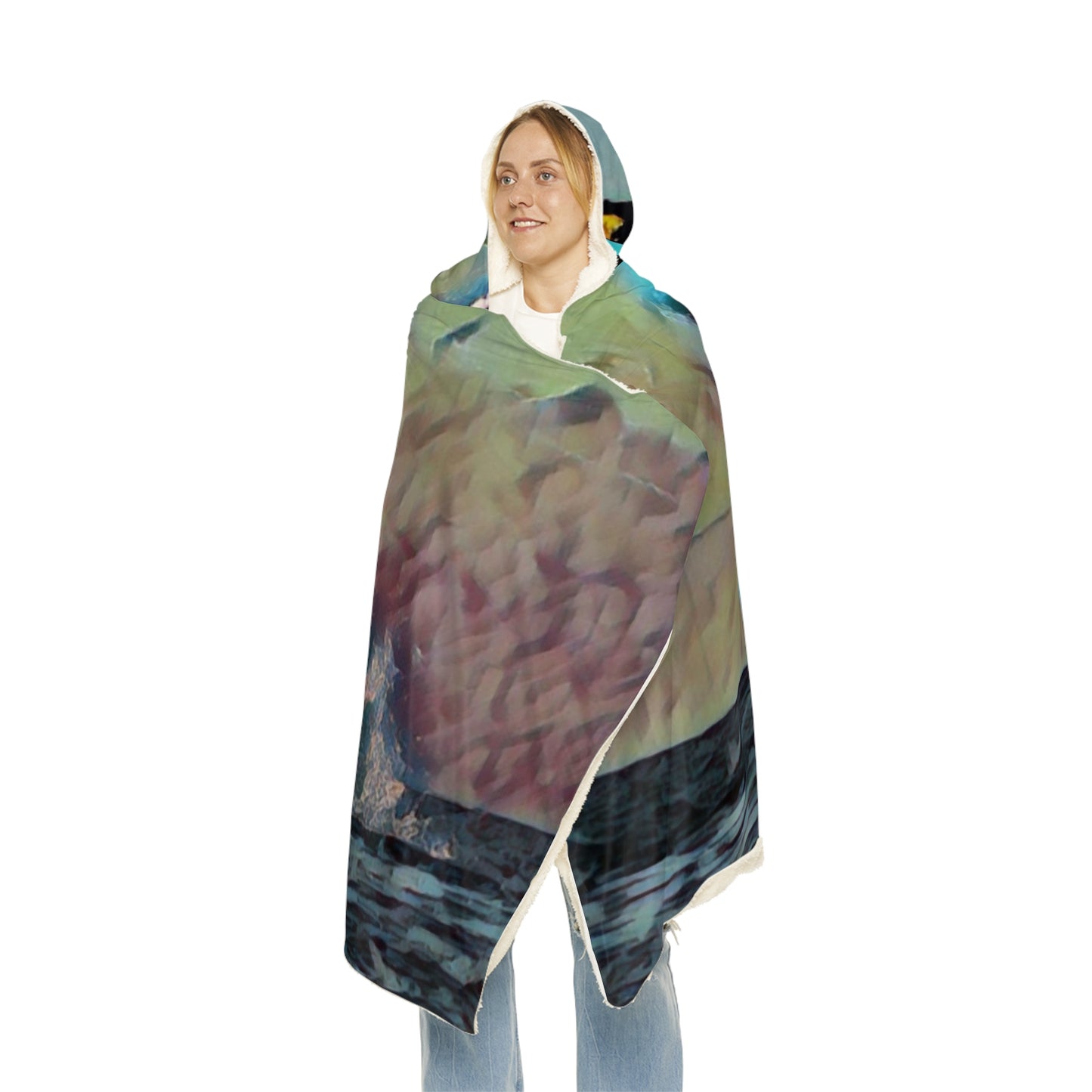 Snuggle Blanket ... An Extraordinary Humpback Breach ... 'With Explosive Energy' ... Family Archives (KPH) ... Circa: 21st Century. Maui, HI ... Original Works ...
