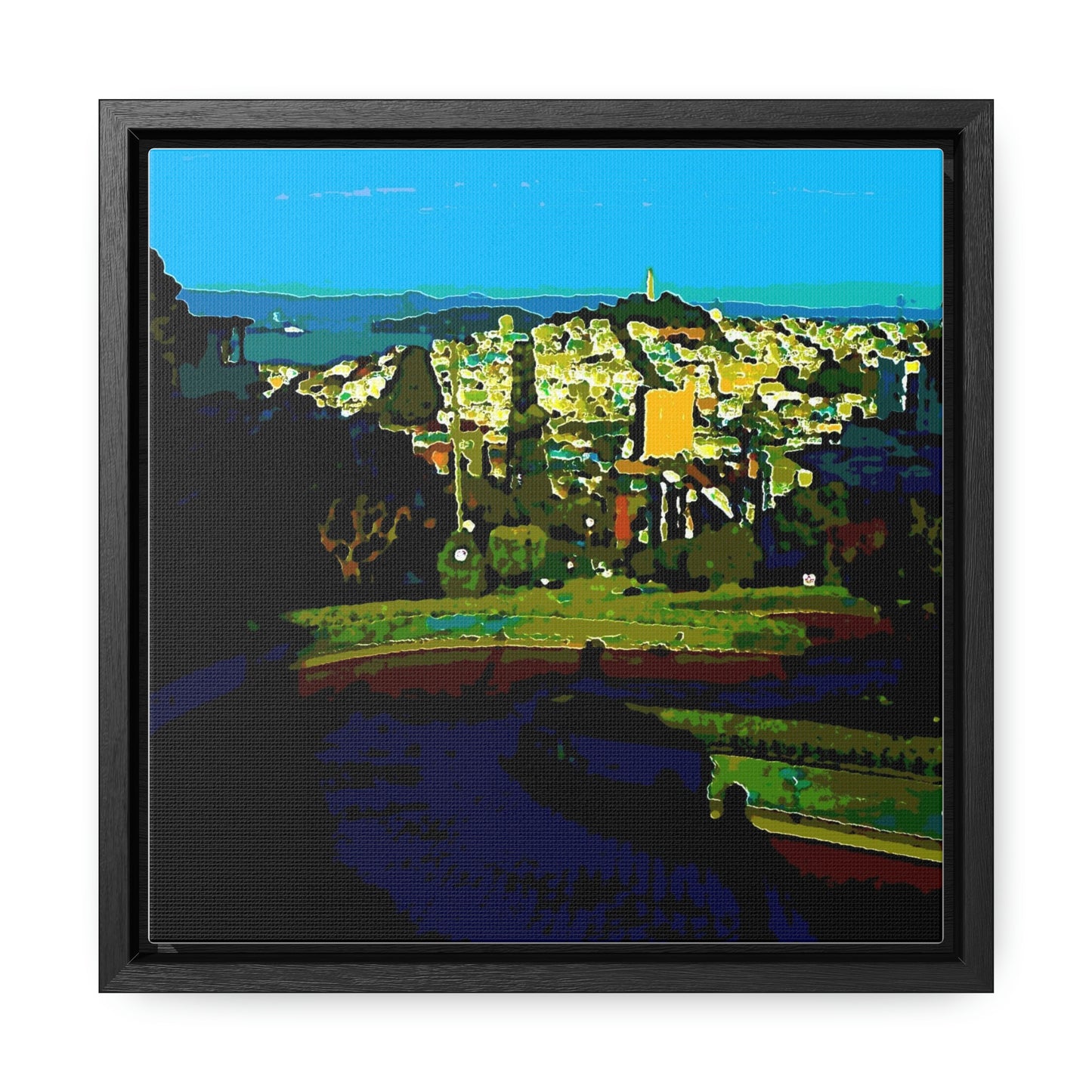Gallery Canvas Wraps, Square Frame ...  "Lombard Street San Francisco, CA, USA" ... Family Archives 1970's ... Original Works ...