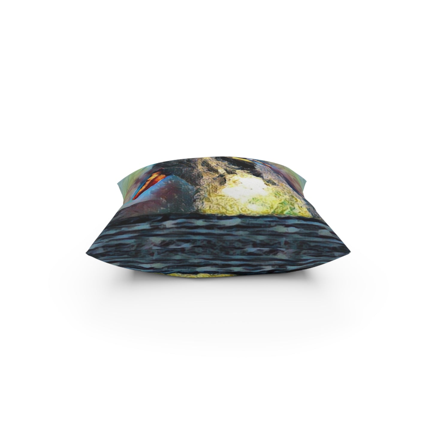 Broadcloth Pillow ... An Extraordinary Humpback Breach ... 'With Explosive Energy' ... Family Archives (KPH) ... Circa: 21st Century. Maui, HI ... Original Works ...
