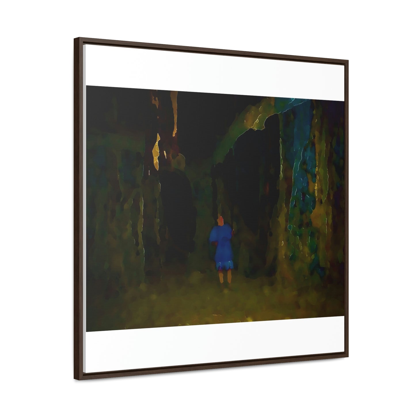 Gallery Canvas Wraps, Square Frame ... Jesuit Philosophy ... "In The Polynesian Banyans ..."