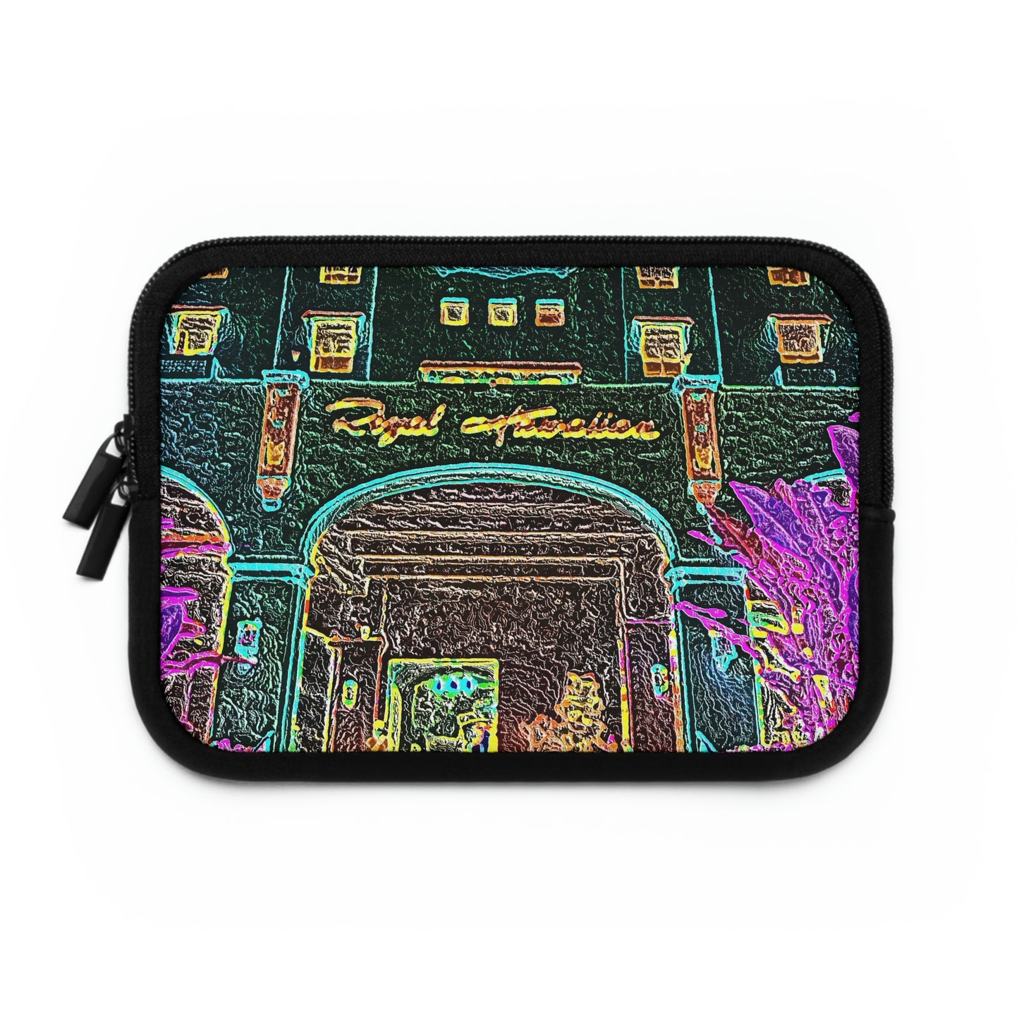 Laptop Sleeve ... "La Grande Entree" At: 'The Pink Palace' ... The Royal Hawai'ian ... Honolulu, HI ... '27Oct2014' ... Original Works ...