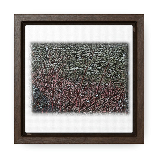 Gallery Canvas Wraps, Square Frame ... "A River Runs Through It" ... Red-Osier-Dogwood (Cornus Stonlifera 'Rubra') .. Original Works ... Central Idaho ...