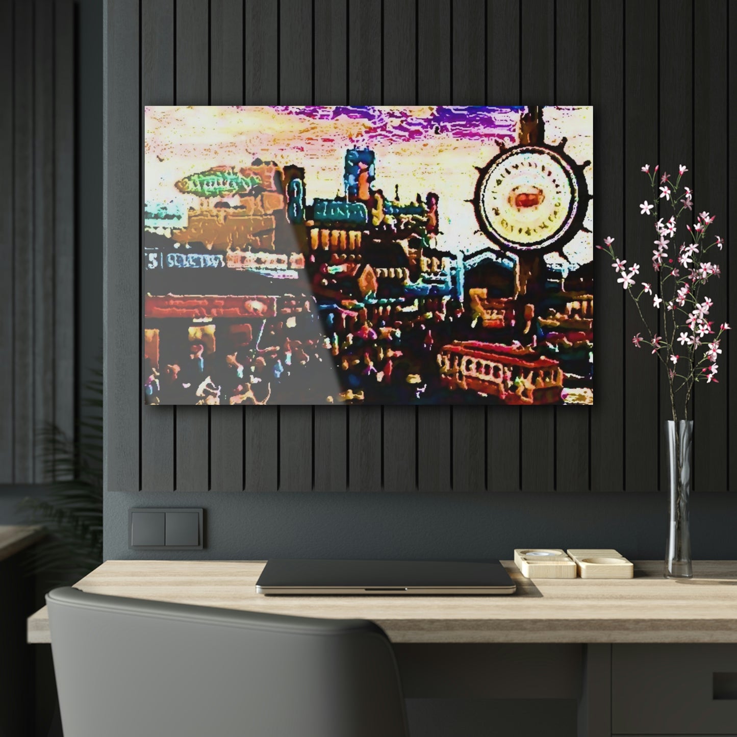 Acrylic Prints ... "No.9 Fishermen's Grotto - Fishermen's Wharf, SF, California" ... Family Archives: 1970's ... Original Works ...