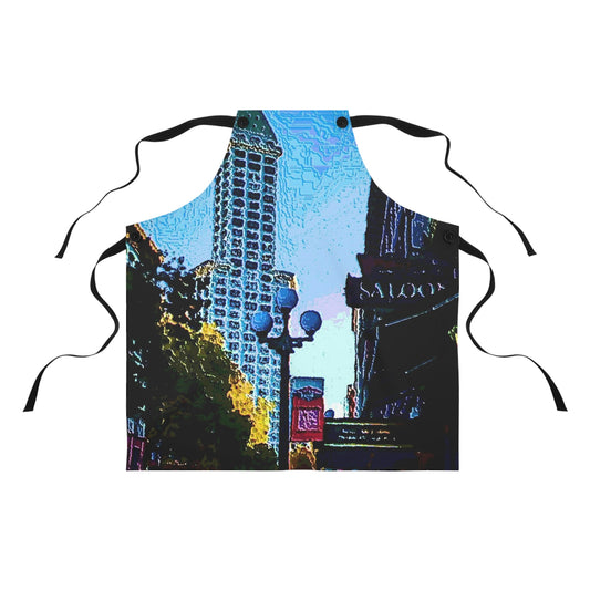 Apron ...  Pioneer Square & Smith Tower ... 'That World Famous View' ... Colleague Supplied Photo ... Original Works ...