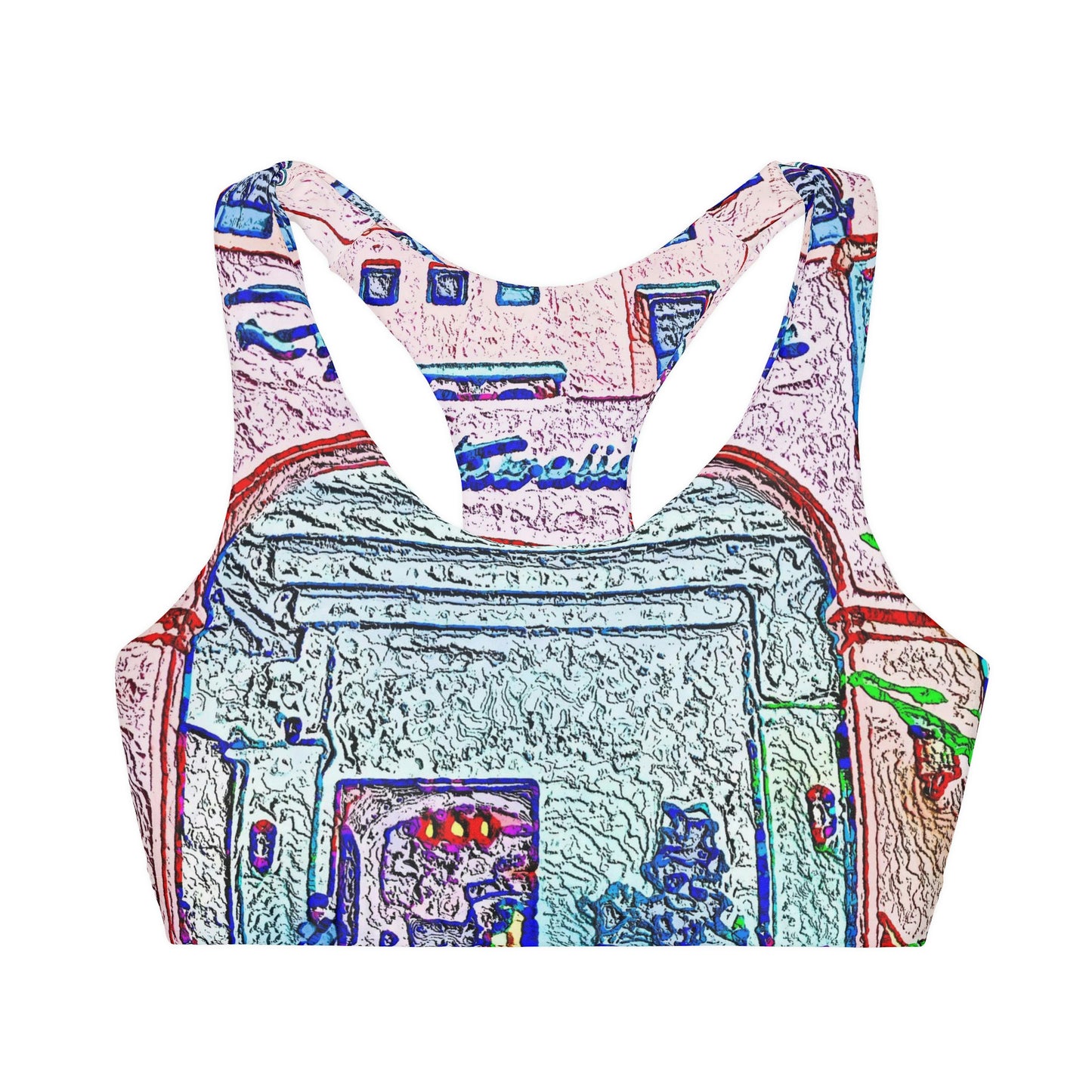 Girls' Double Lined Seamless Sports Bra ... "La Grande Entree" At: 'The Pink Palace' ... The Royal Hawai'ian ... Honolulu, HI ... '27Oct2014' ... Original Works ...