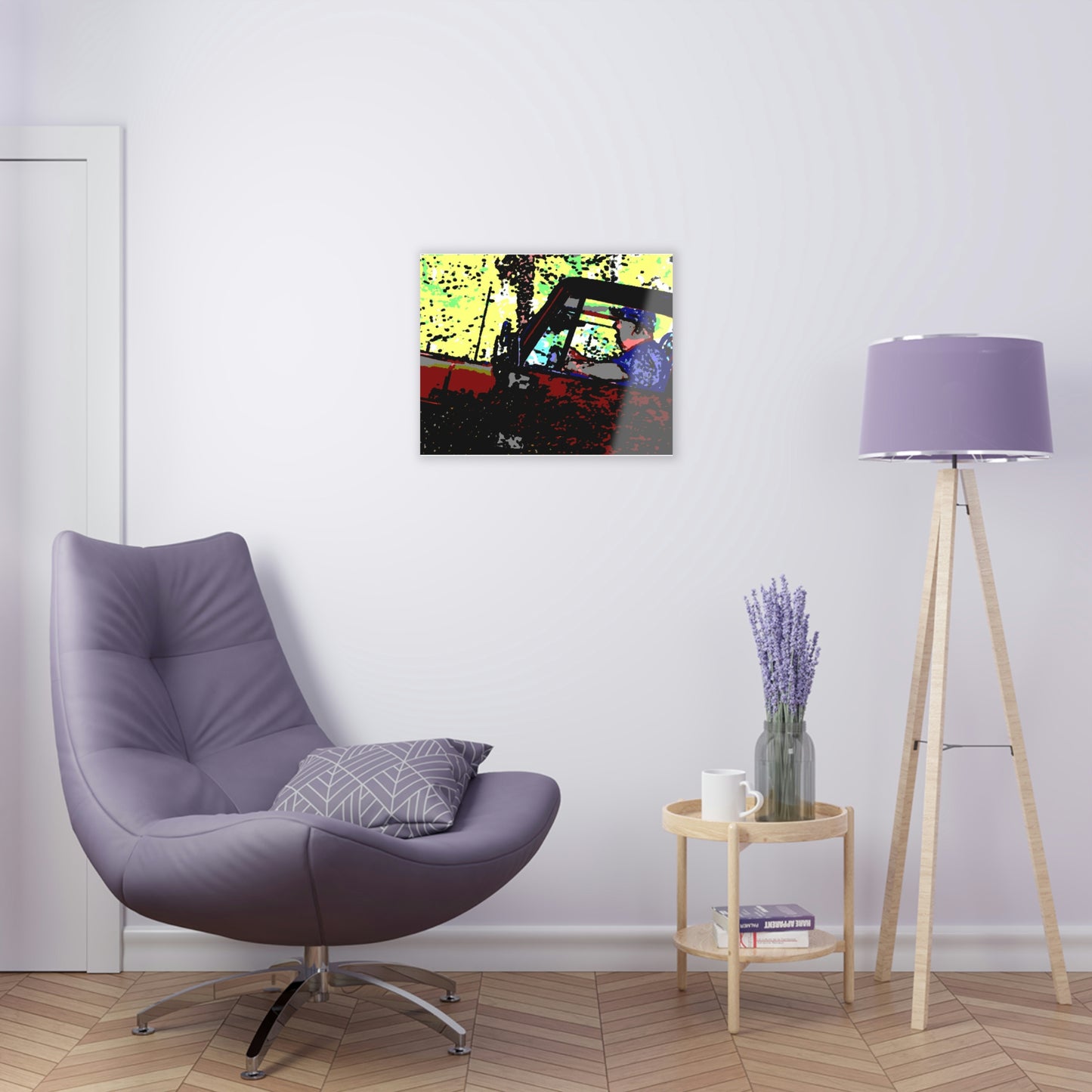 Acrylic Prints ... "Jeep & Bronco-Bustin'-It Up The Mountain Road"  ... Spring 2021 ... Rhett Creek, Idaho ... Original Works ...