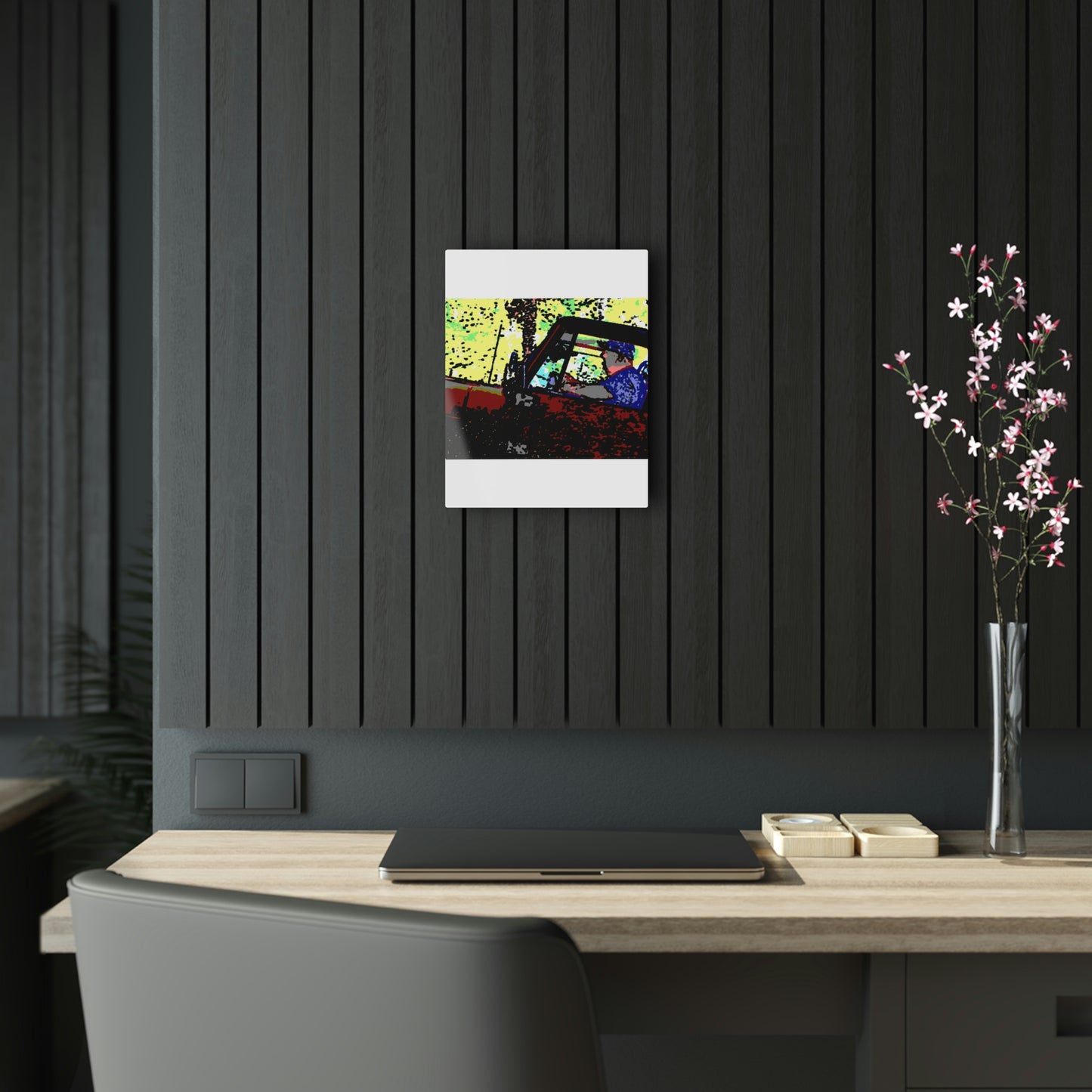 Acrylic Prints ... "Jeep & Bronco-Bustin'-It Up The Mountain Road"  ... Spring 2021 ... Rhett Creek, Idaho ... Original Works ...