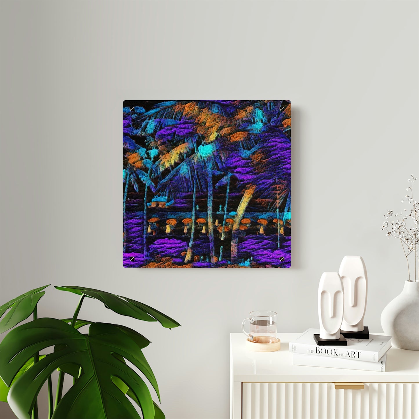 Acrylic Wall Art Panels ... "The Royal Hawai'ian: Waikiki Beach_Beach" ... Honolulu, HI ... Ocotber 2014 (Halloween) ... Original Works ...