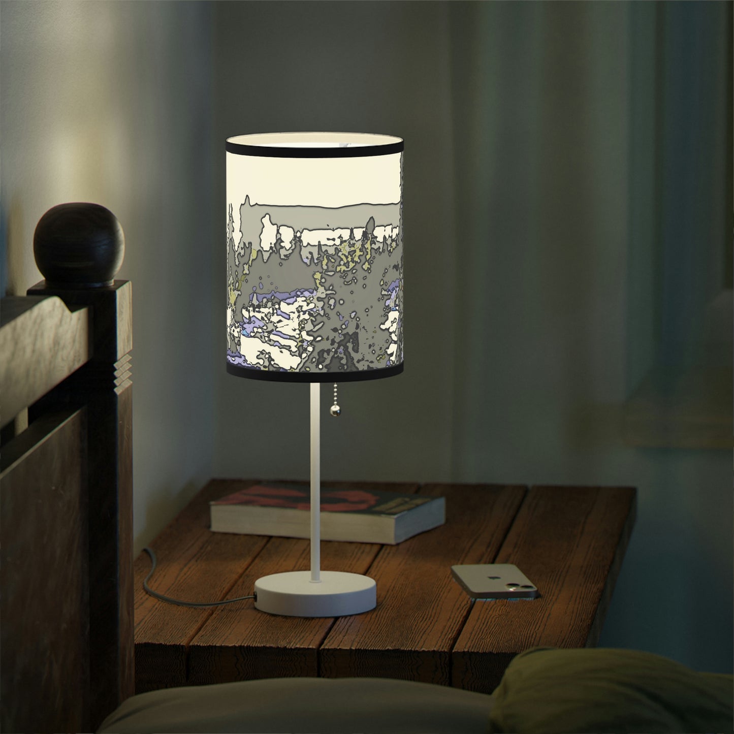 Lamp on a Stand, US|CA plug "A Very Remote Mountain Neighborhood" ... Only Cabins In This Environment ... Cenrtal Idaho ...