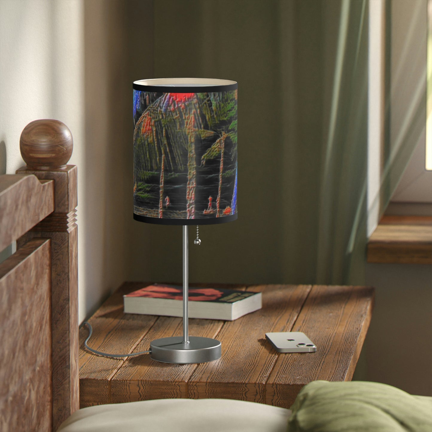 Lamp on a Stand, US|CA plug ... "The Royal Hawai'ian: Waikiki Beach_Beach" ... Honolulu, HI ... Ocotber 2014 (Halloween) ... Original Works ...