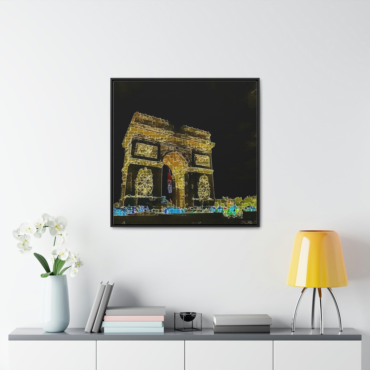 Gallery Canvas Wraps, Square Frame ...  L'Arc de Triomphe ... 'Barbara Joan Bonnell-Holt Photo' ... Circa 1972 ... Oringinal Works ...