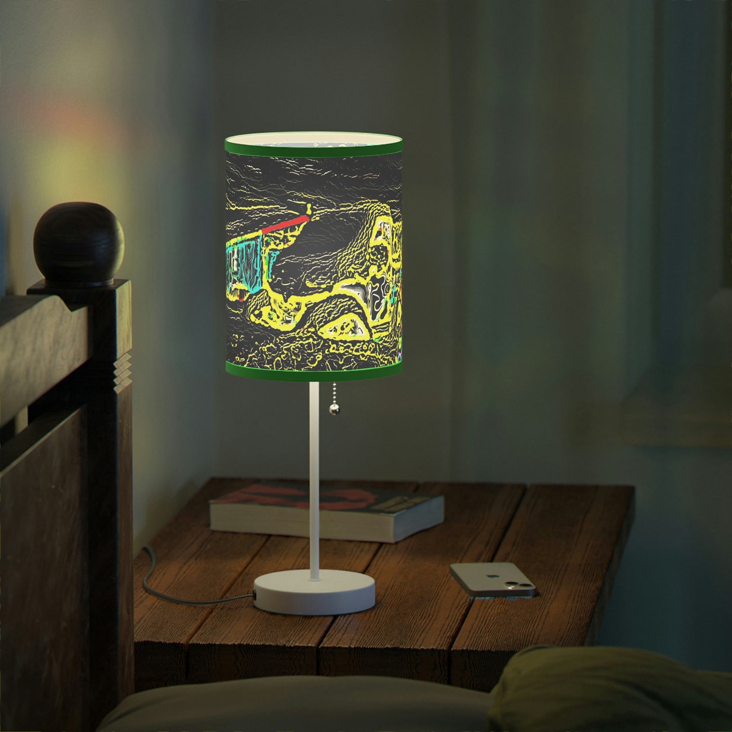 Lamp on a Stand, US|CA plug ... "Snow Vehicle In Snow Storm At-Rest" ... Circa 12Mar23 ... Central Idaho ... 18-Hours Rendering Time: Original Works ...