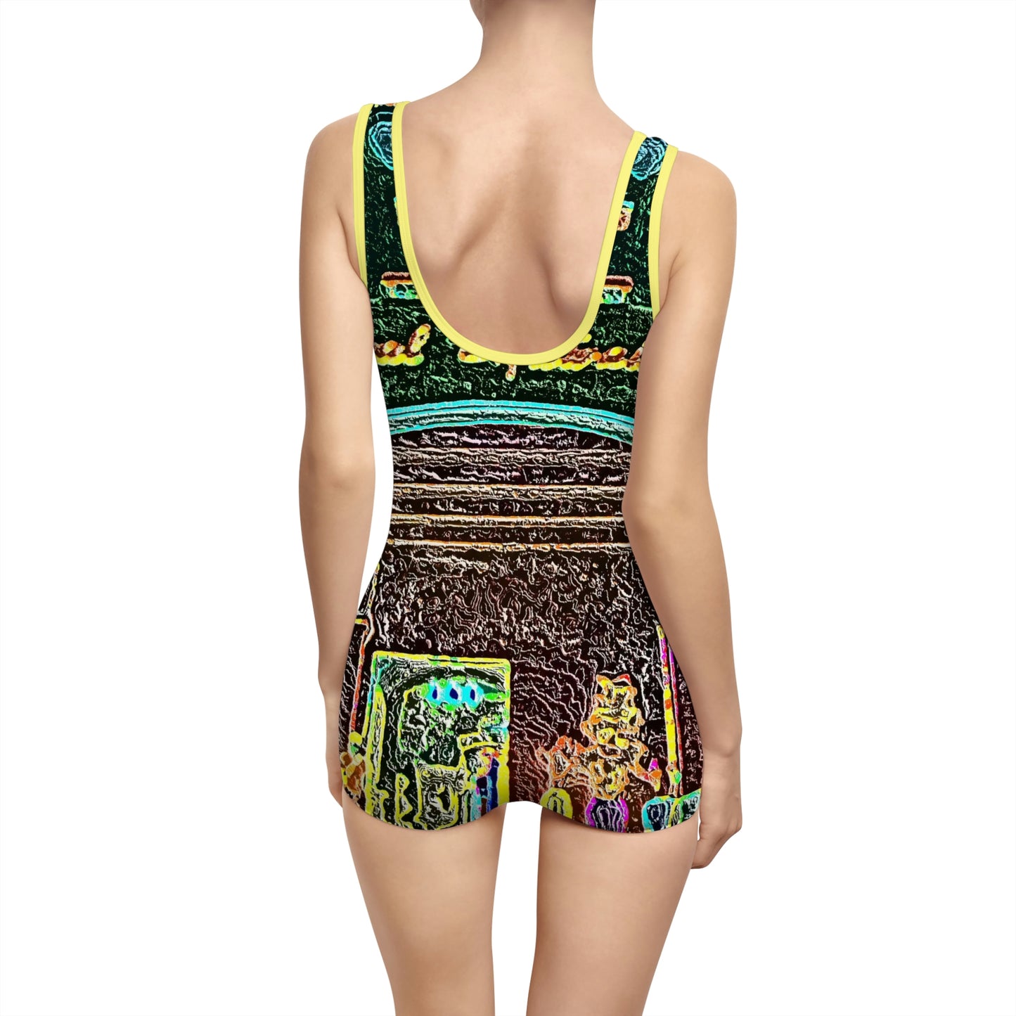 Women's Vintage Swimsuit ... "La Grande Entree" At: 'The Pink Palace' ... The Royal Hawai'ian ... Honolulu, HI ... '27Oct2014' ... Original Works ...