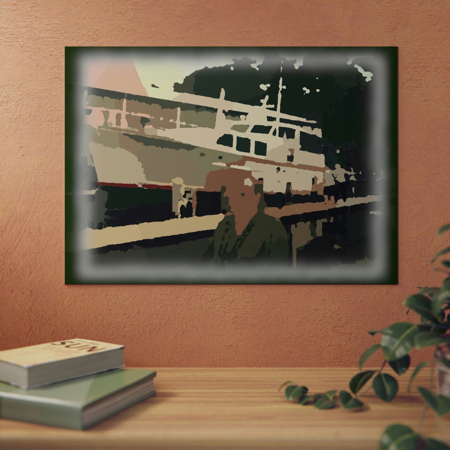 Aluminum Composite Panels ... Classic 1970 Trumpy Wooden Yacht 'On-The-Rails' " ... Circa Autumn 2017 ... Great Bridge, Virginia ... AYB ...