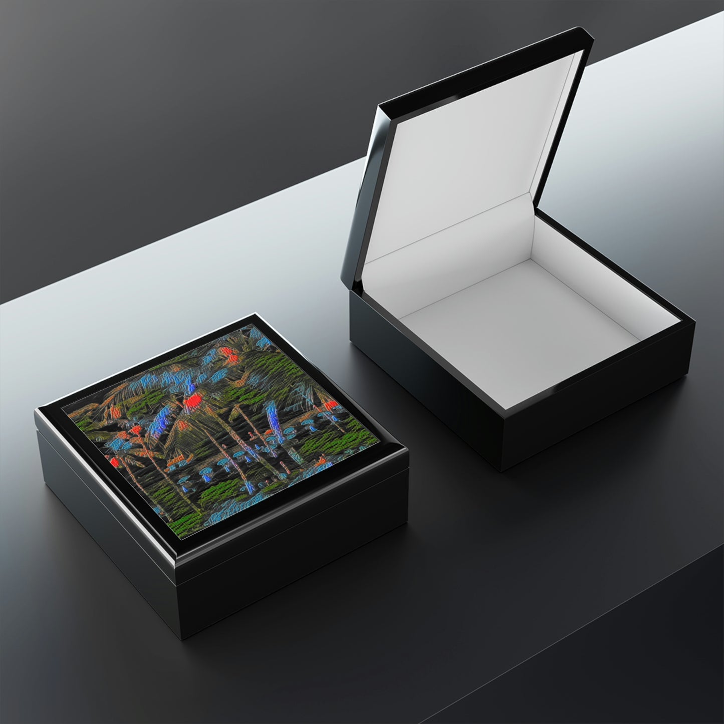 Jewelry Box ... "The Royal Hawai'ian: Waikiki Beach_Beach" ... Honolulu, HI ... Ocotber 2014 (Halloween) ... Original Works ...