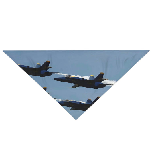 Pet Bandana ... Seattle Seafair ..."Blue Angels Run Over Lake Washington" ... Circa Mid 1980's ... Dr FJ Holt ... Original Works ...