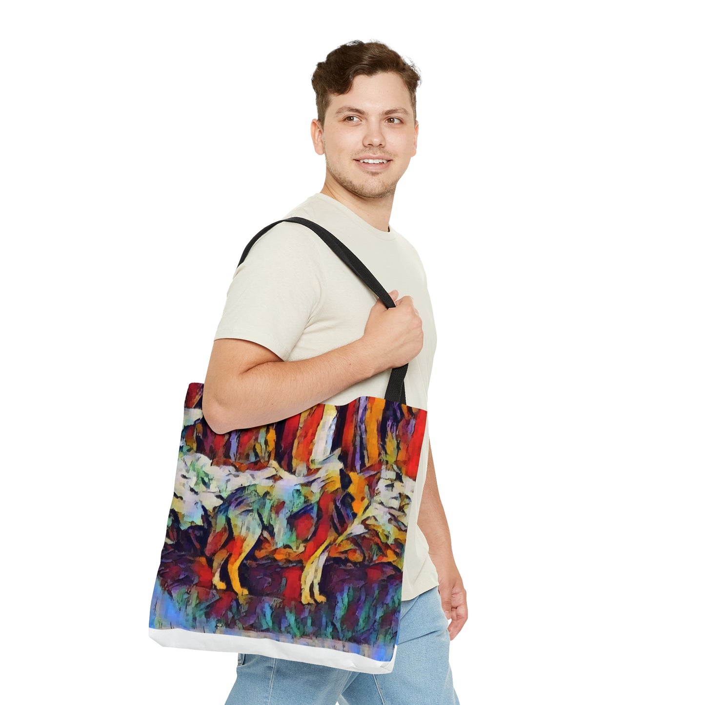 Tote Bag (AOP) ... Coyote ... "Yosemite Valley: Circa May23 ... KPH Base Photo" ... Original Works ...