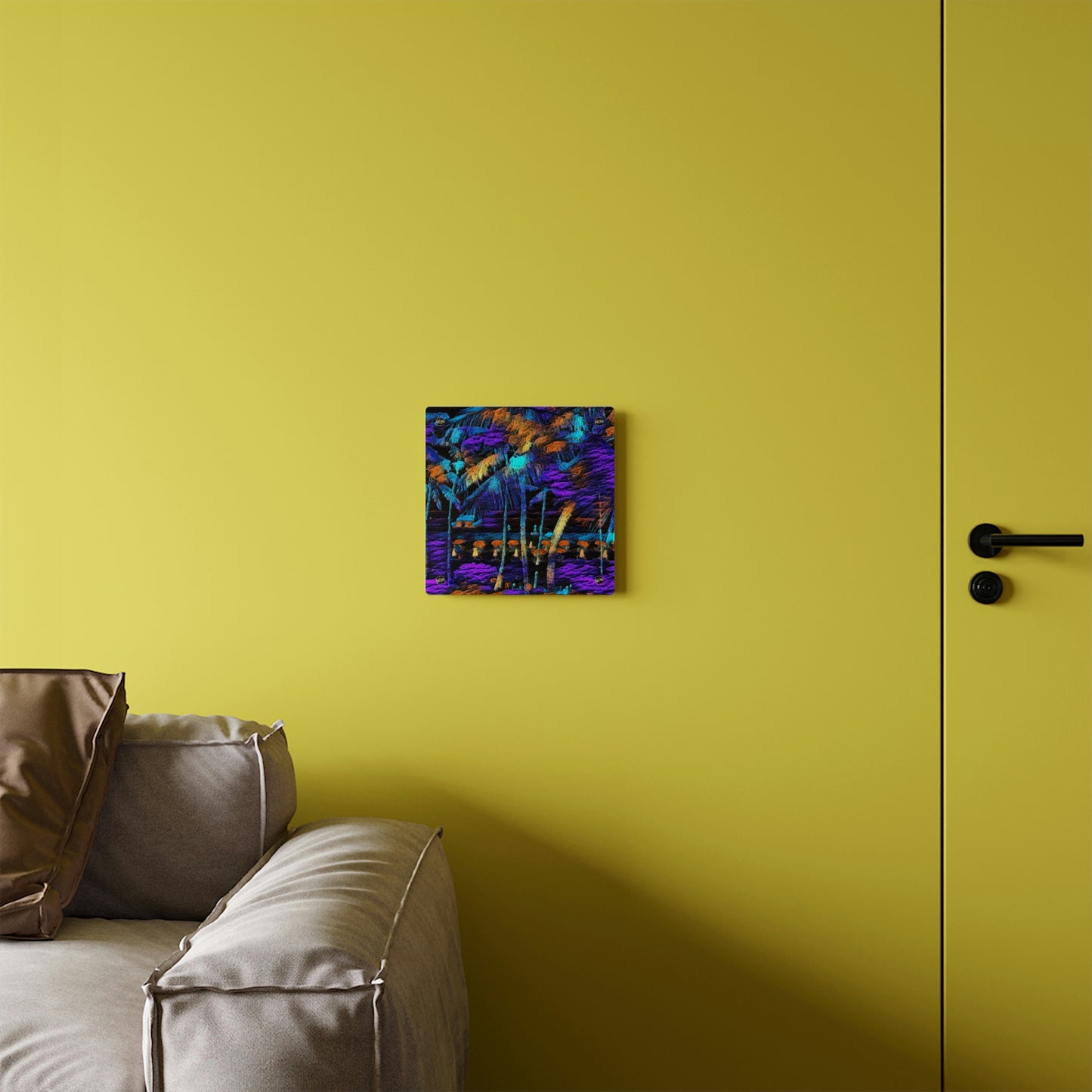 Acrylic Wall Art Panels ... "The Royal Hawai'ian: Waikiki Beach_Beach" ... Honolulu, HI ... Ocotber 2014 (Halloween) ... Original Works ...