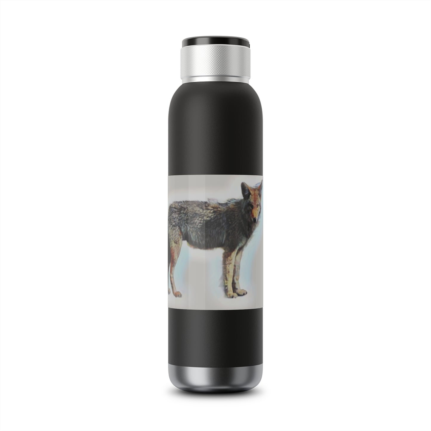 Soundwave Copper Vacuum Audio Bottle 22oz ... Coyote ... "Yosemite Valley: Circa May23 ... KPH Base Photo" ... Original Works ...