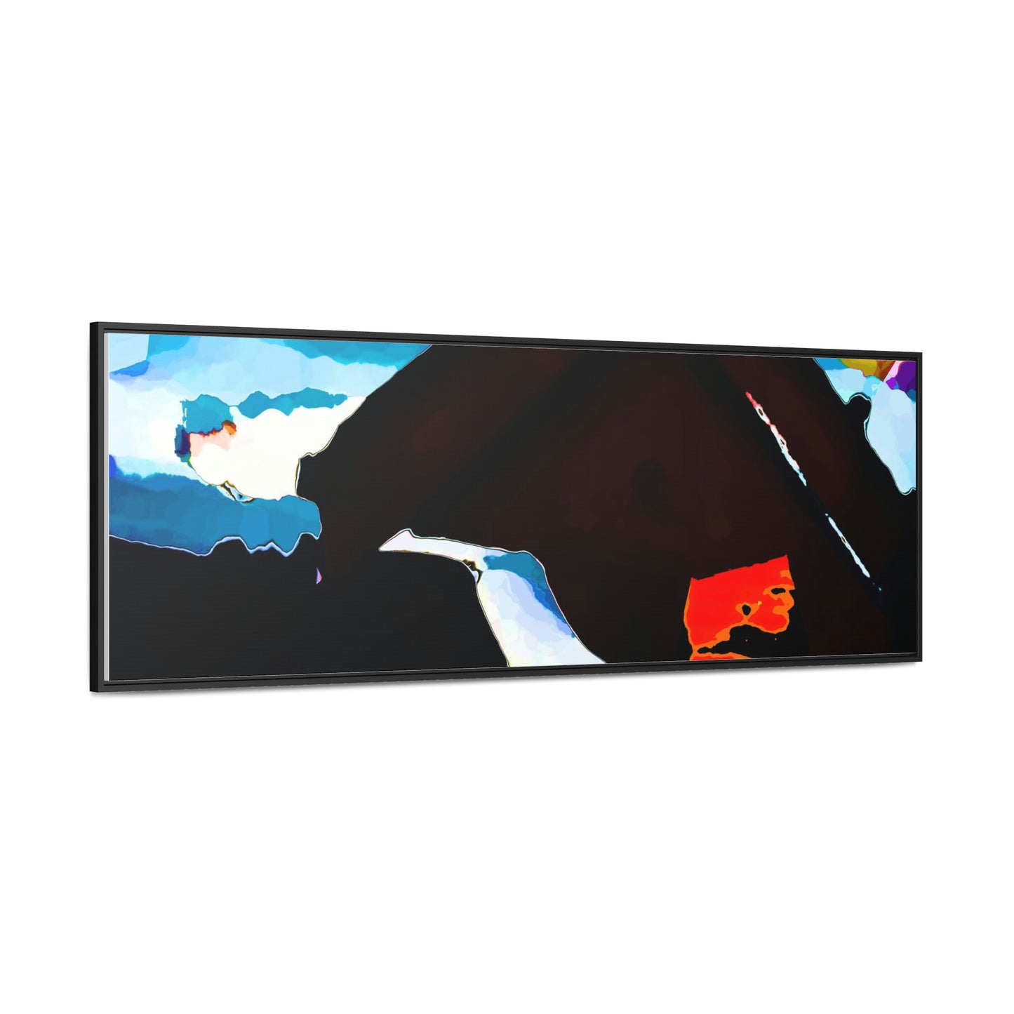 Gallery Canvas Wraps, Horizontal Frame ... After An Intense Snow Storm ... 'Digging Out' ... A Vehicle & Cabin "In The Mountains" ... March 2023 ... Original Works ...