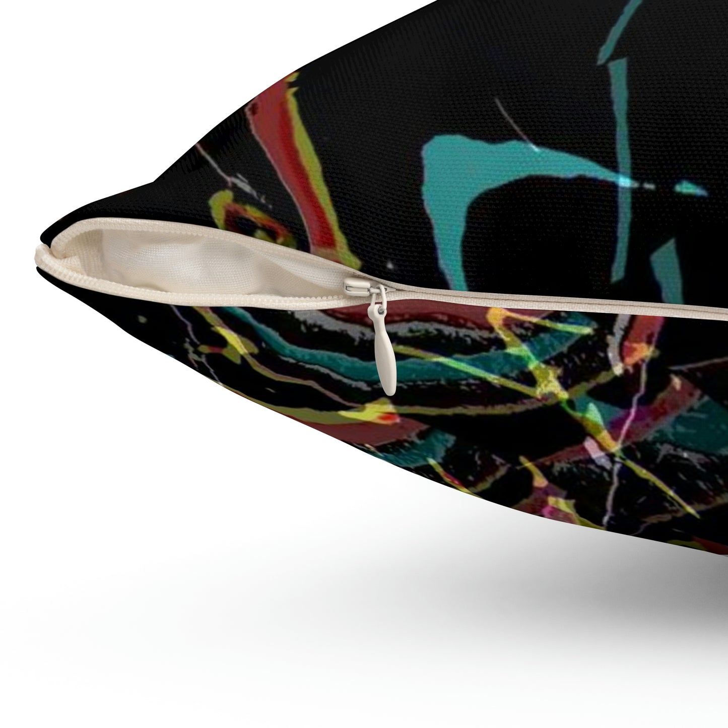 Spun Polyester Square Pillow ... "Waning Moon" ... Central Idaho ... October 2022 ... Rendering Time: 22 Hours ... Original Works ...