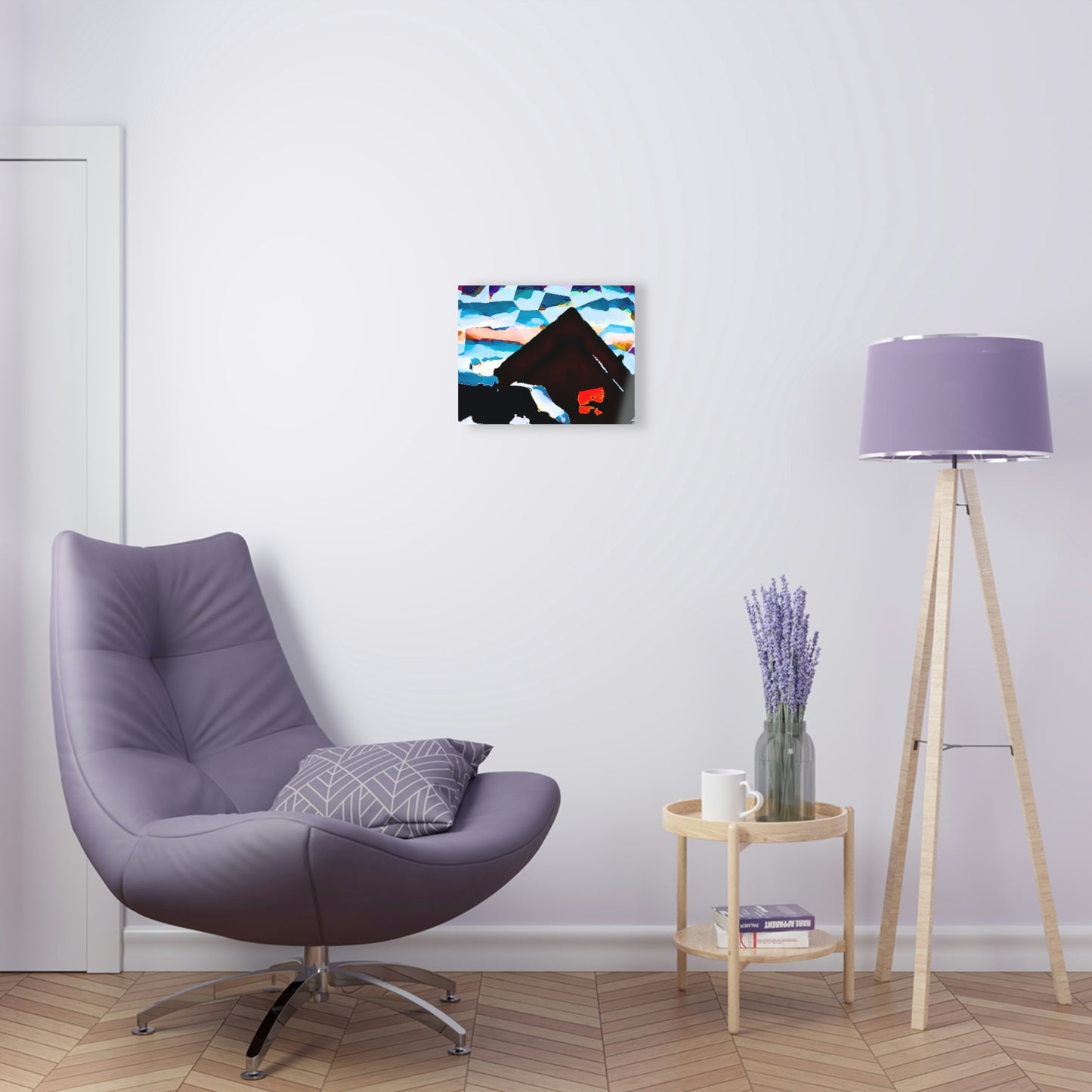 Acrylic Prints ... After An Intense Snow Storm ... 'Digging Out' ... A Vehicle & Cabin "In The Mountains" ... March 2023 ... Original Works ...