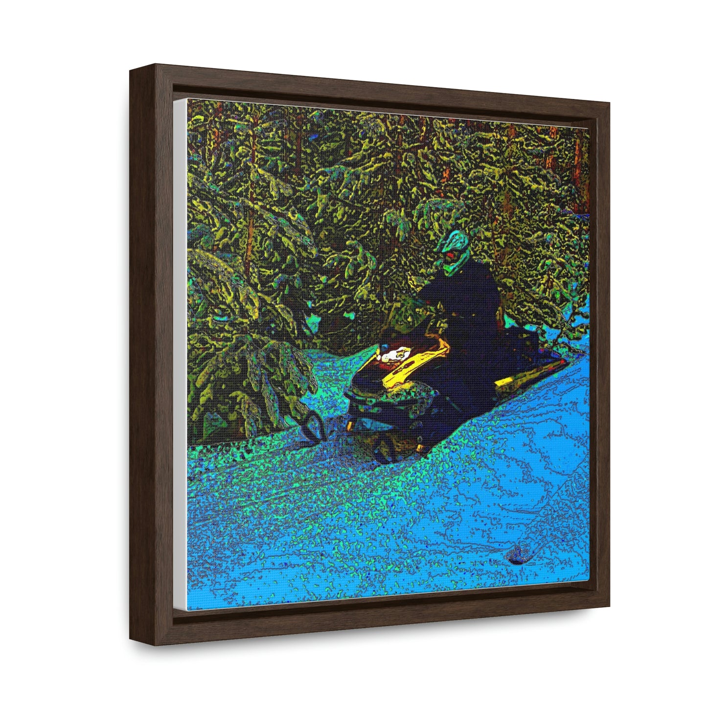 Gallery Canvas Wraps, Square Frame ... Yep ... "Another Day ... Riding Through The Wilderness ... " ... February 2023 ... Original Works ...