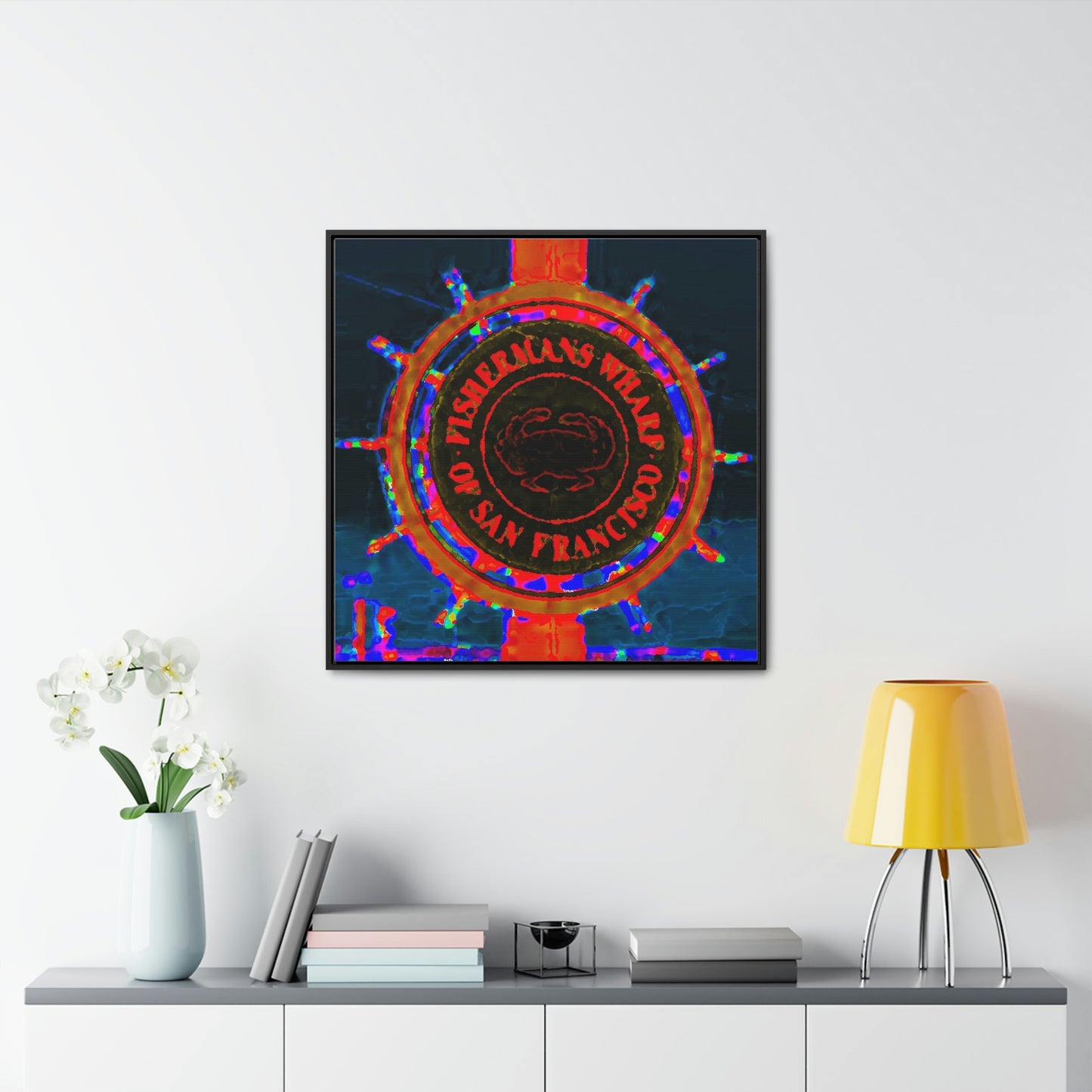 Gallery Canvas Wraps, Square Frame ... "No.9 Fishermen's Grotto - Fishermen's Wharf, SF, California" ... Family Archives: 1970's ... Original Works ...