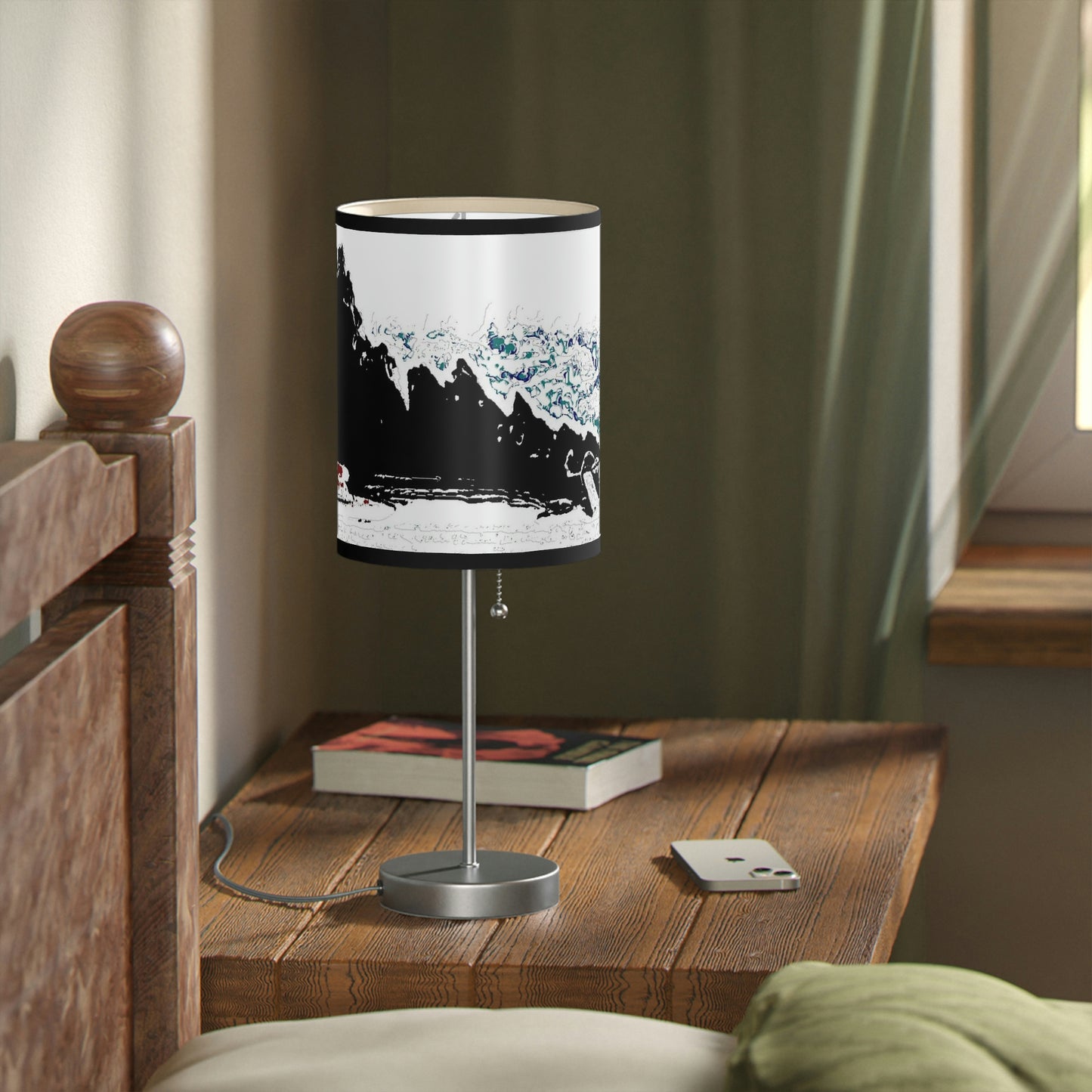 Lamp on a Stand, US|CA plug ... Seattle Columbia Cup On Lake Washington ... "Dave Wilcox Heads For The Win" ... Associate Gift-Photo ... Original Works ...