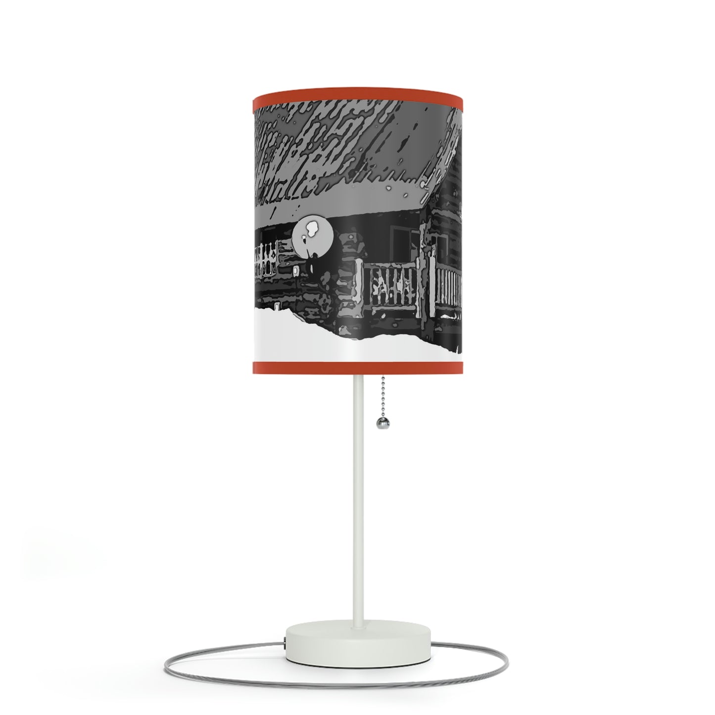 Lamp on a Stand, US|CA plug ... A Beautiful Lodge & Back-Country Outfitter In A Mountain Town ... 'Dixie, Idaho, November 2022' ... Original Works ...