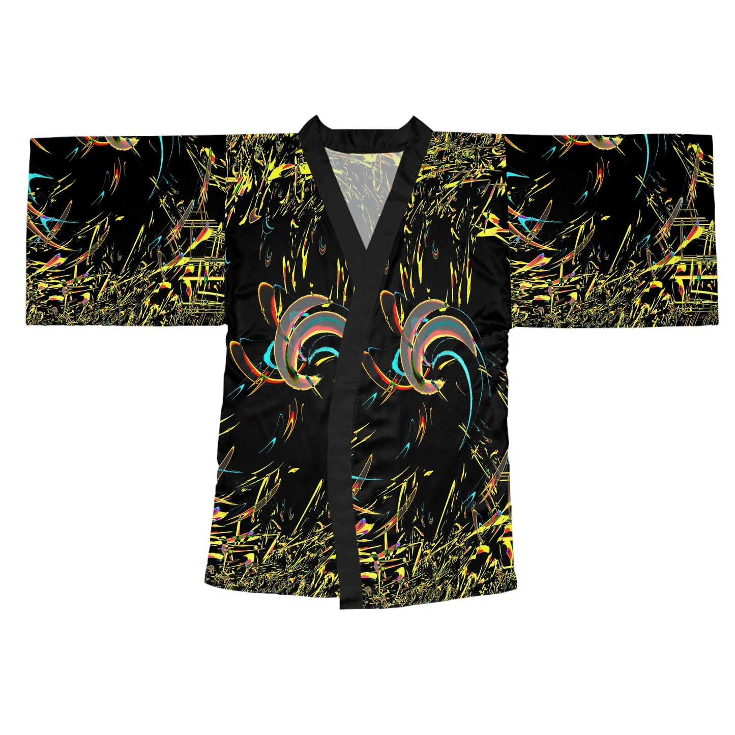Long Sleeve Kimono Robe ... "Waning Moon" ... Central Idaho ... October 2022 ... Rendering Time: 22 Hours ... Original Works ...