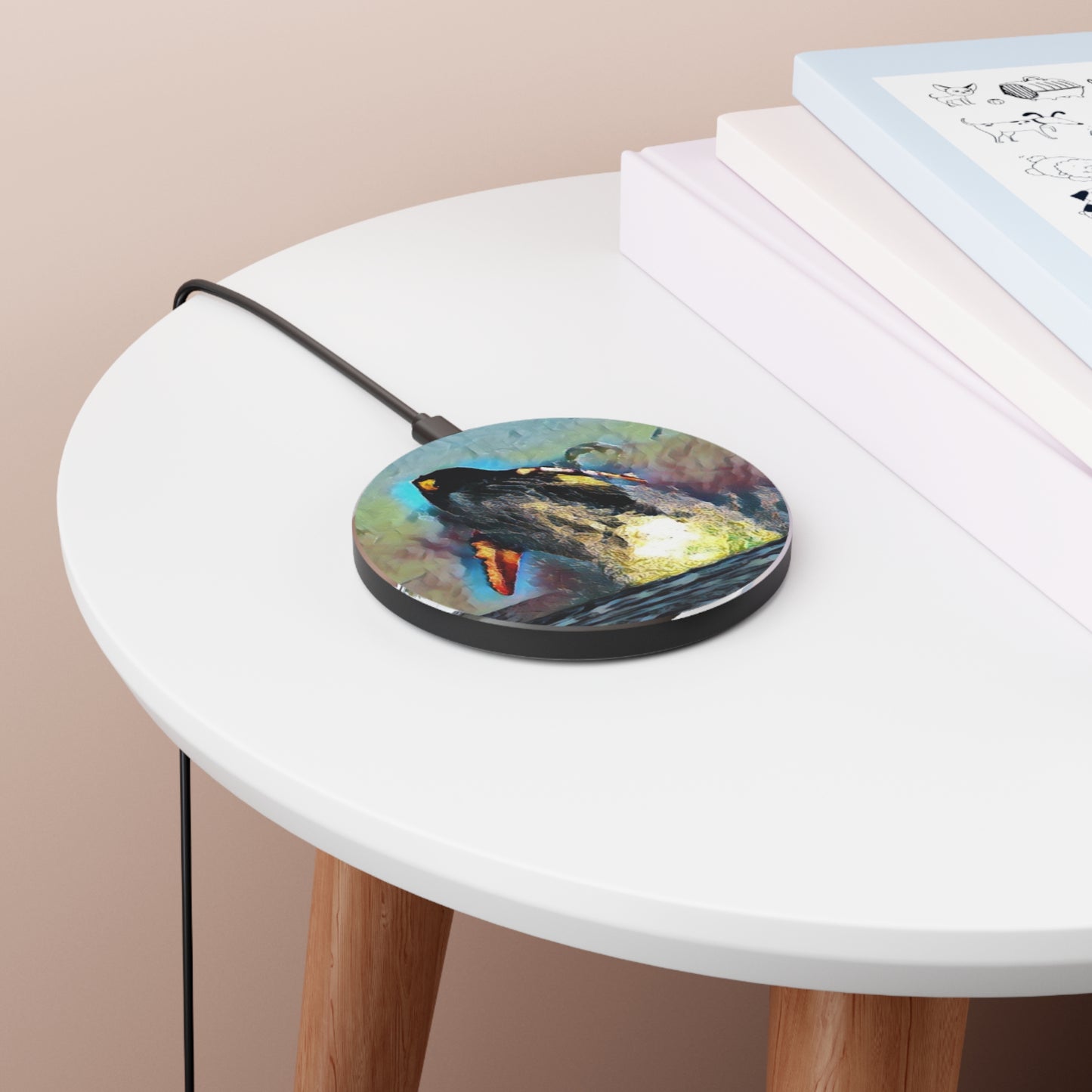 Wireless Charger ... An Extraordinary Humpback Breach ... 'With Explosive Energy' ... Family Archives (KPH) ... Circa: 21st Century. Maui, HI ... Original Works ...