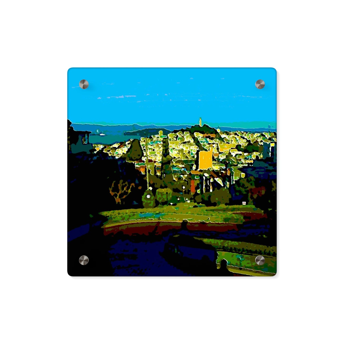 Acrylic Wall Art Panels ... "Lombard Street San Francisco, CA, USA" ... Family Archives 1970's ... Original Works ...