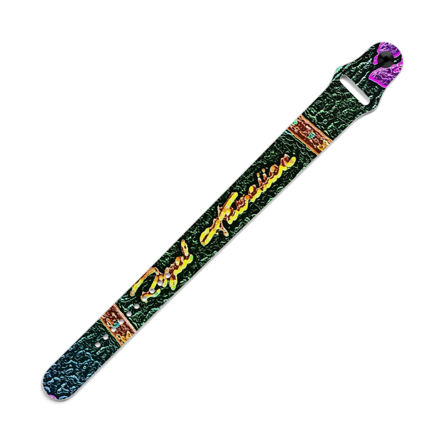 Faux Leather Wristband ... "La Grande Entree" At: 'The Pink Palace' ... The Royal Hawai'ian ... Honolulu, HI ... '27Oct2014' ... Original Works ...