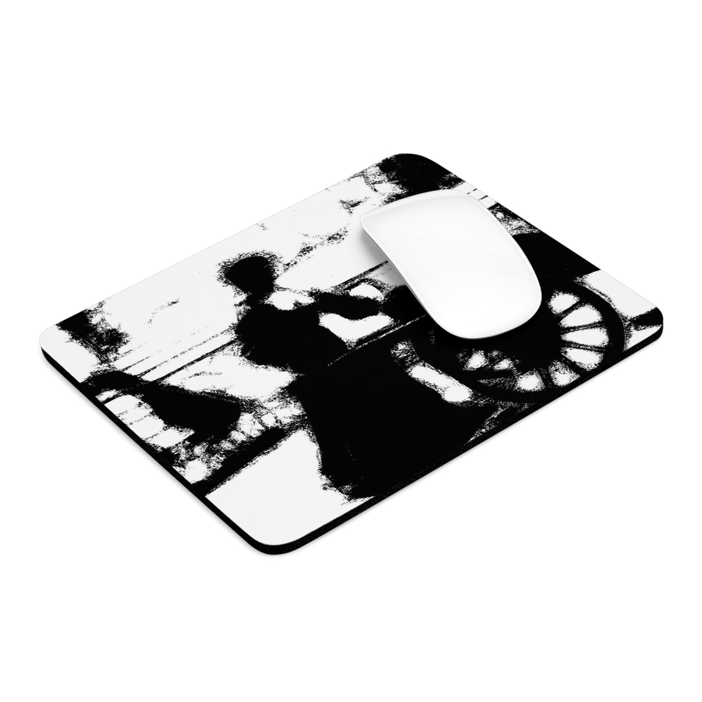 Mouse Pad ... Dublin's "Molly Malone Along Grafton Street" ... Cryin' Cockels & Muscles Alive-Alive-Oh ... Circa 2003 ... Original Works ...