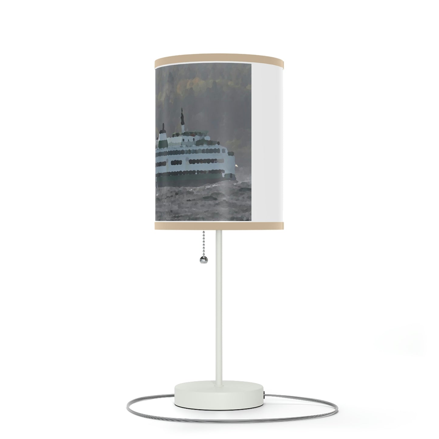 Lamp on a Stand, US|CA plug ... WADOT Ferry Crossing ... "A Very Rough Day" ... Mulkiteo Route ... Family Archives ... Early 1990's' ... Original Works ...