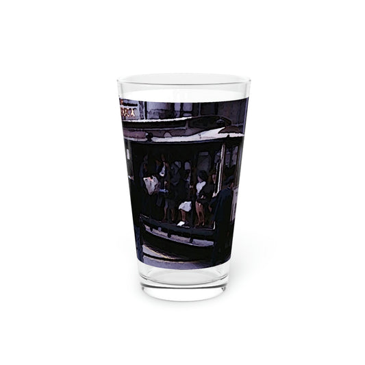 Pint Glass, 16oz ... San Francisco ... 'Rice-A-Roni-A-San Francisco Treat' ... "A Cable Car Classic" ... Family Archives: 1973 ... Original Works ...