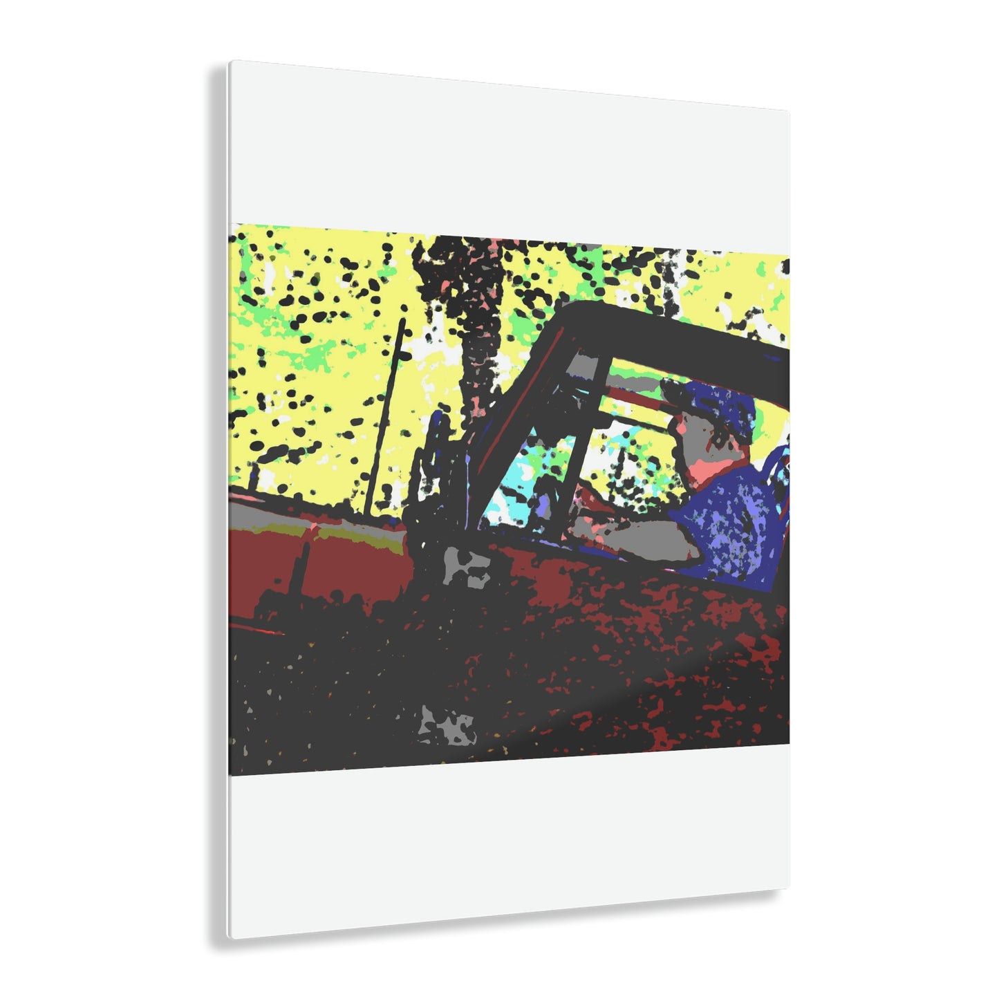 Acrylic Prints ... "Jeep & Bronco-Bustin'-It Up The Mountain Road"  ... Spring 2021 ... Rhett Creek, Idaho ... Original Works ...