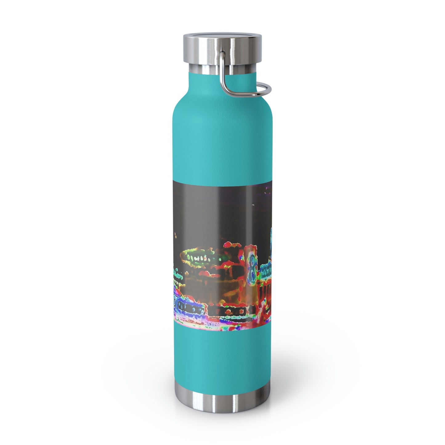 Copper Vacuum Insulated Bottle, 22oz ... "No.9 Fishermen's Grotto - Fishermen's Wharf, SF, California" ... Family Archives: 1970's ... Original Works ...