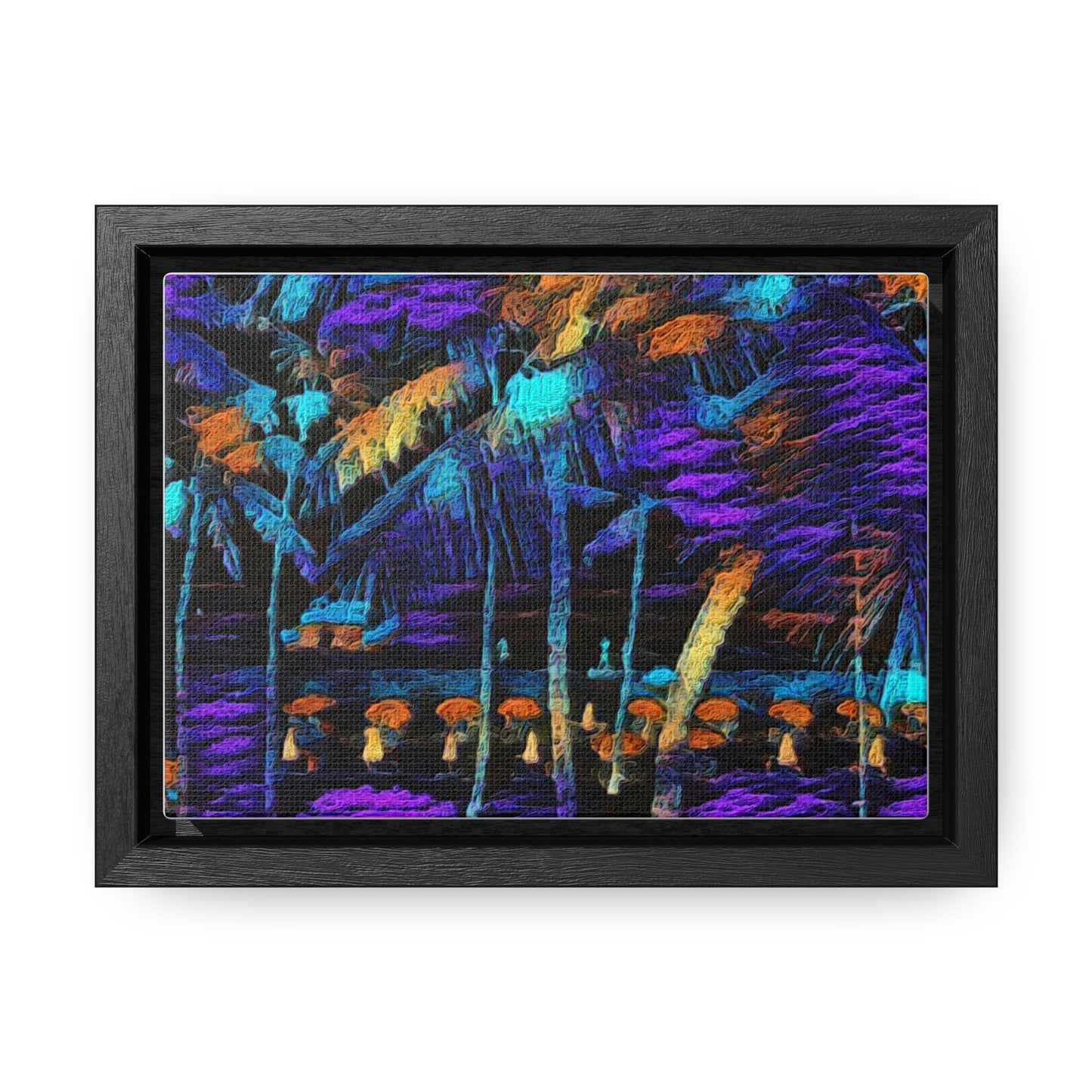 Gallery Canvas Wraps, Horizontal Frame ... "The Royal Hawai'ian: Waikiki Beach_Beach" ... Honolulu, HI ... Ocotber 2014 (Halloween) ... Original Works ...