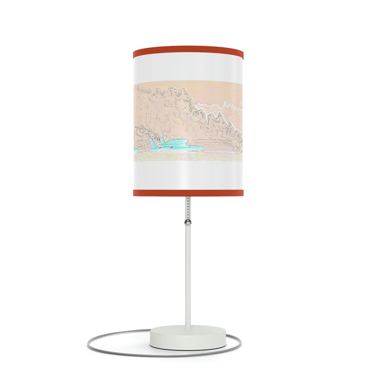 Lamp on a Stand, US|CA plug ... Seattle Columbia Cup On Lake Washington ... "Dave Wilcox Heads For The Win" ... Associate Gift-Photo ... Original Works ...