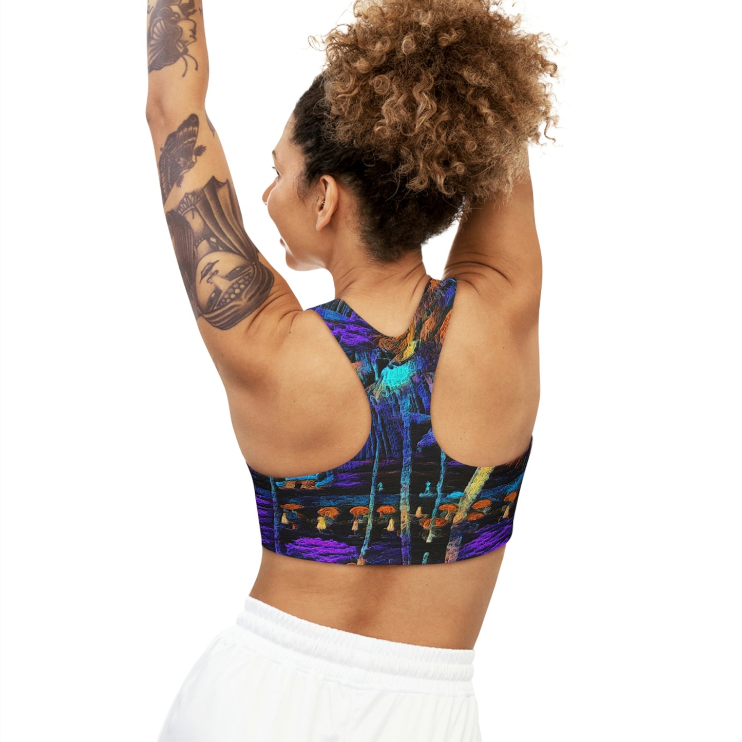 Seamless Sports Bra (AOP) ... "The Royal Hawai'ian: Waikiki Beach_Beach" ... Honolulu, HI ... Ocotber 2014 (Halloween) ... Original Works ...