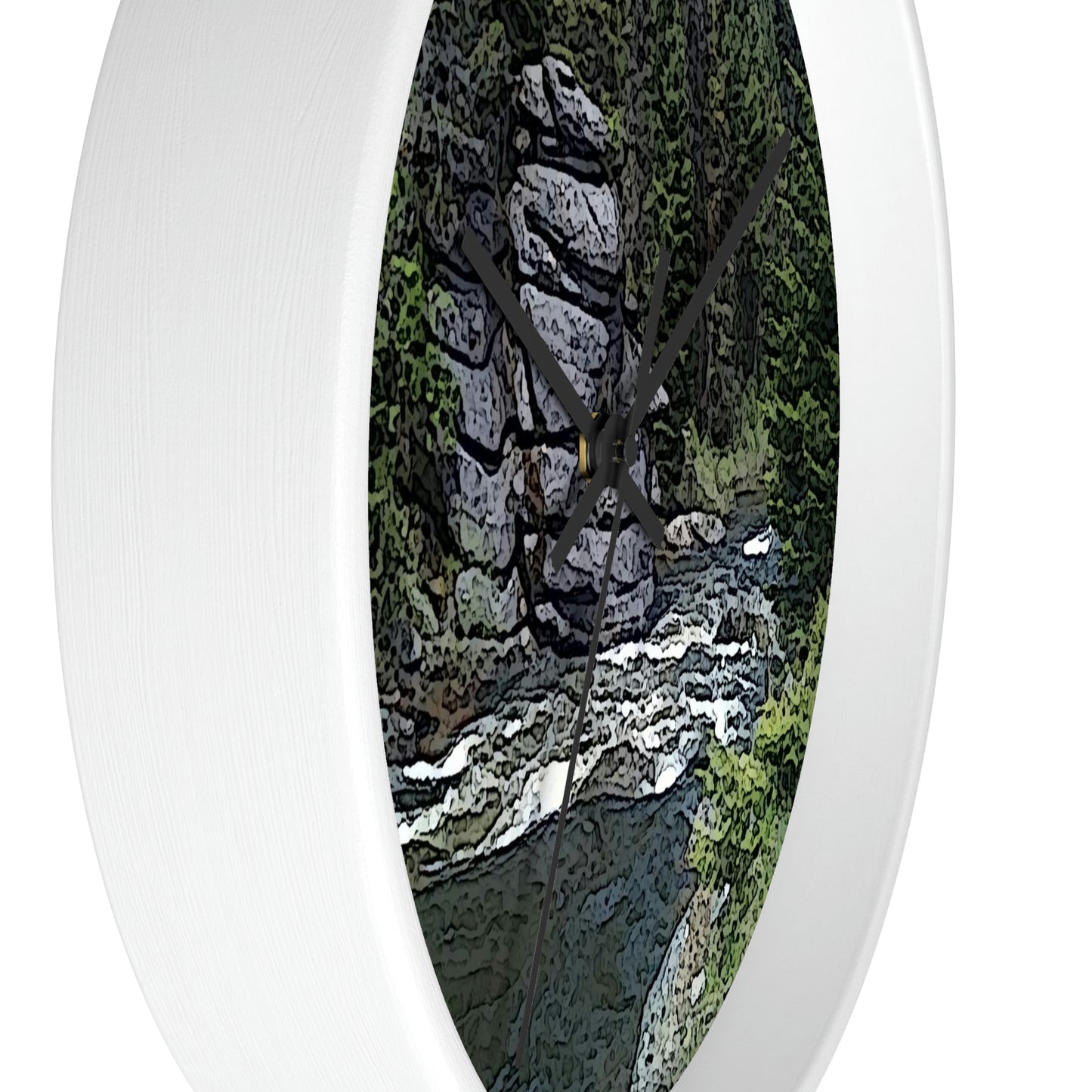 Wall clock ...  "I Am Innocent" ... Tricky-Dick Immortalized ... Nixon Rock: Along The River ... Central Idaho, Summer 2020 ... Original Works ...