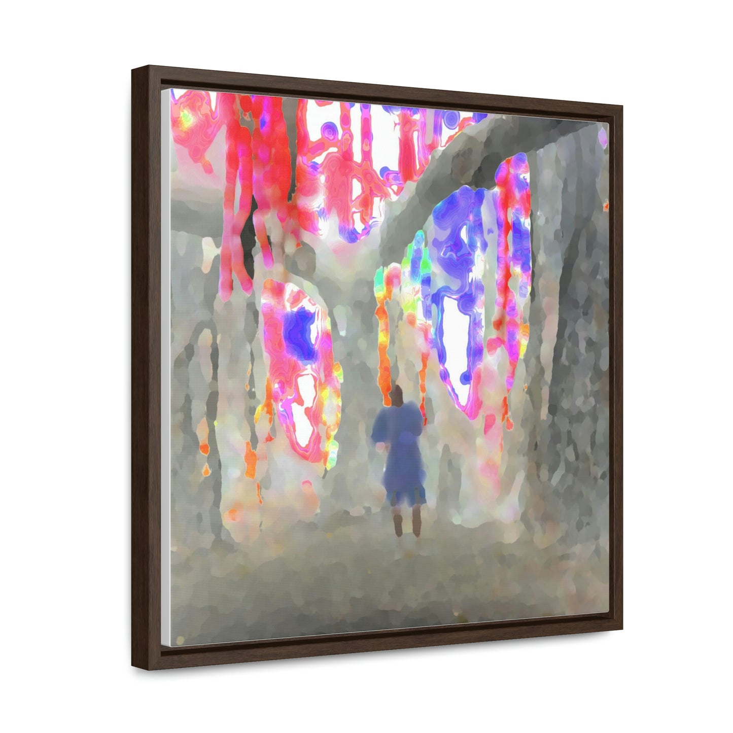 Gallery Canvas Wraps, Square Frame ... 'More' ... Jesuit Philosophy ... "In The Polynesian Banyans ..."